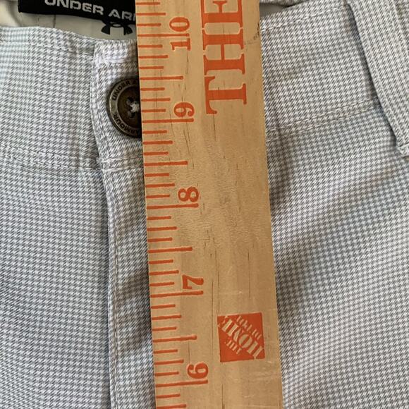 Under Armour Men's Match Play Textured Loose Golf Pants 30x30 Gray/White Checked - Picture 16 of 16